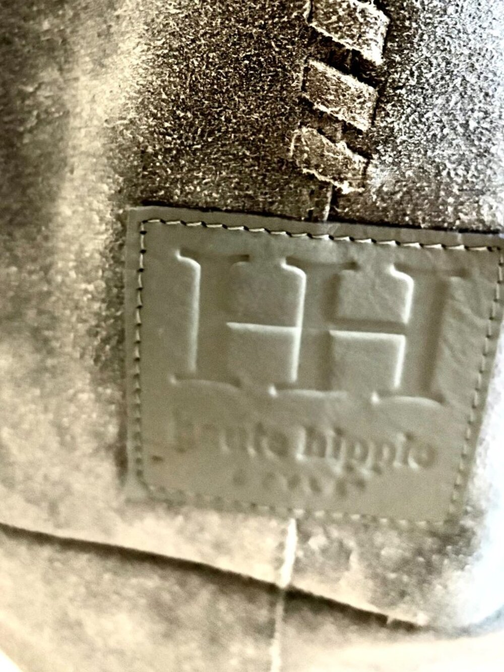 Haute Hippie Baby Blue Suede Hobo Bag - Picture 4 of 5